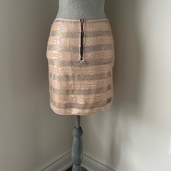 NWOT- MINKPINK Blush sequin skirt! Fully lined SIZE S - Picture 3 of 6